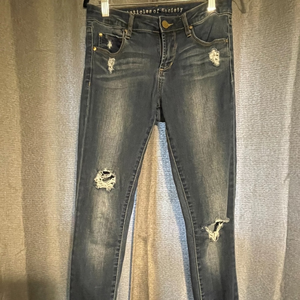 Ripped stretch Articles of Society jeans